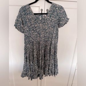 Mini paisley dress boho vibes